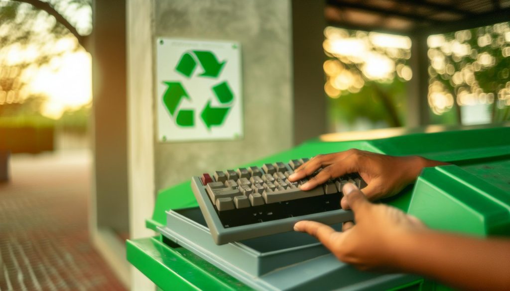 Kam vyhodit klávesnice: Správná recyklace elektroniky