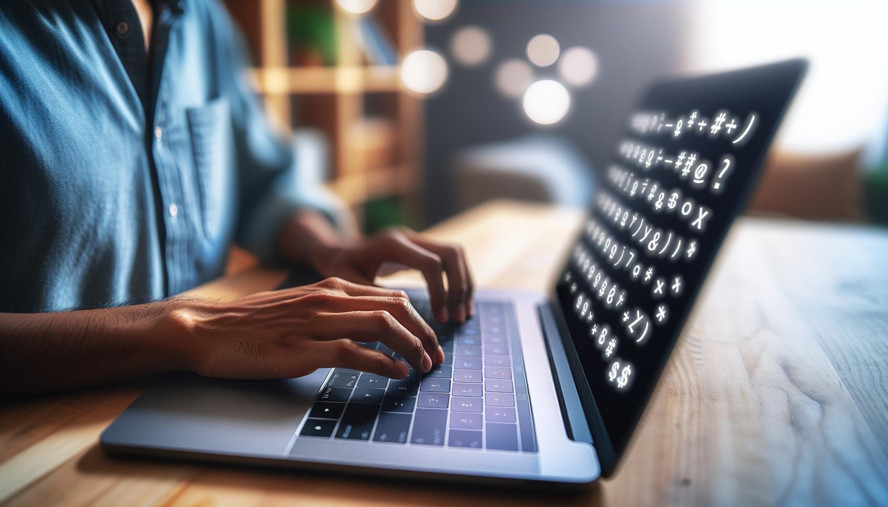 Nejčastěji používané speciální znaky na Macu