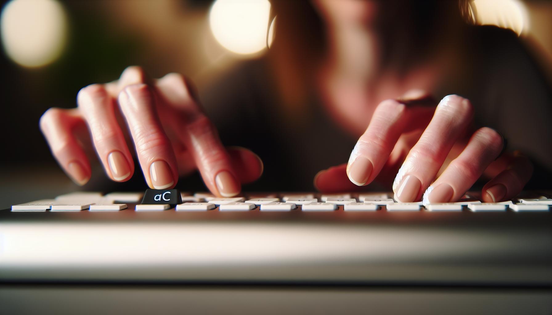 Klávesové zkratky pro použití symbolu °C