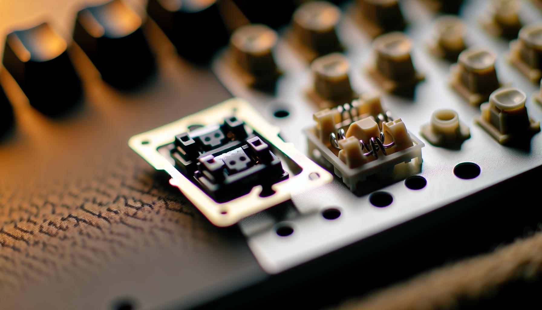 Mechanické vs. membránové spínače: hlavní rozdíly