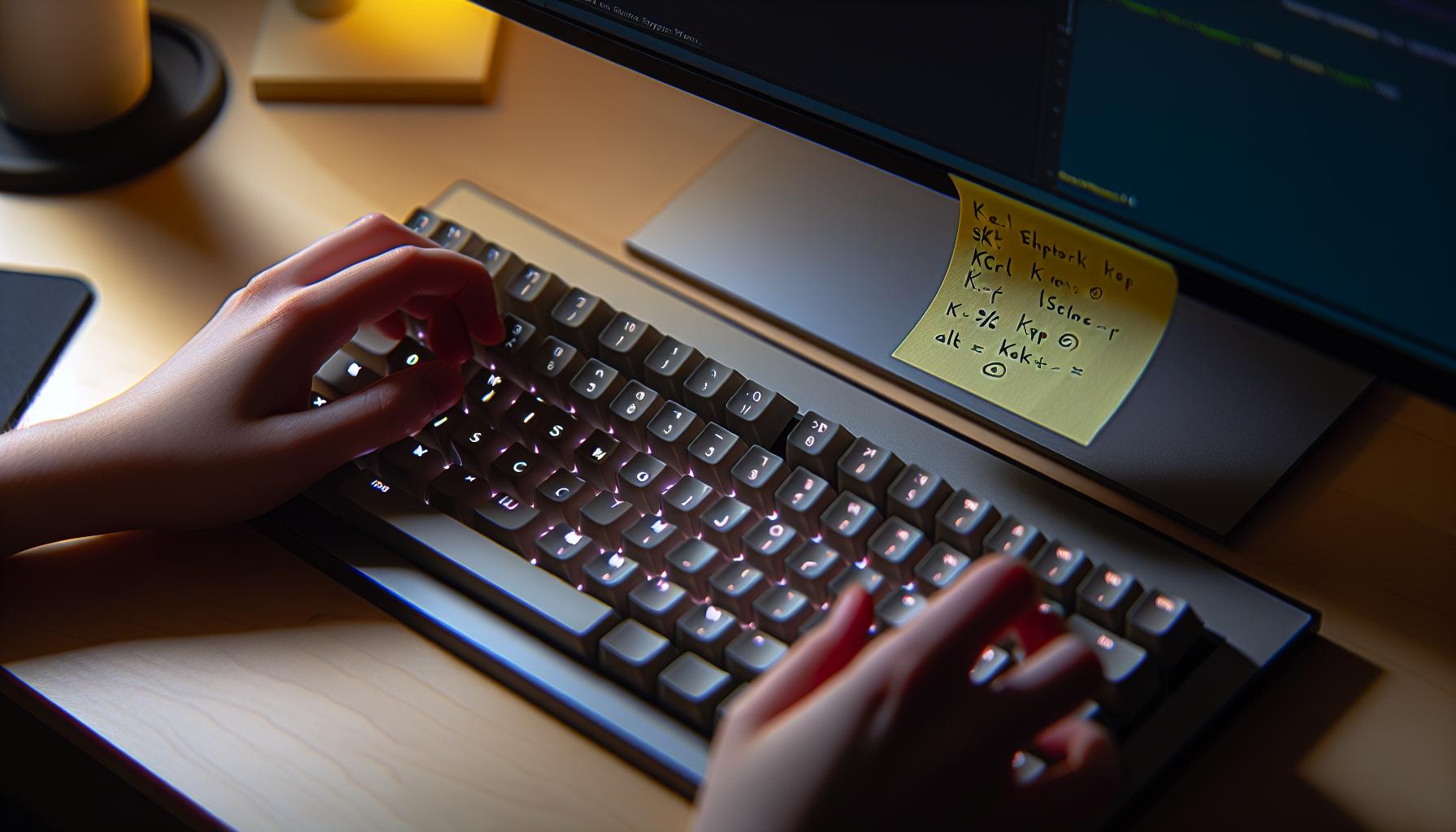 Klávesové zkratky pro základní speciální znaky