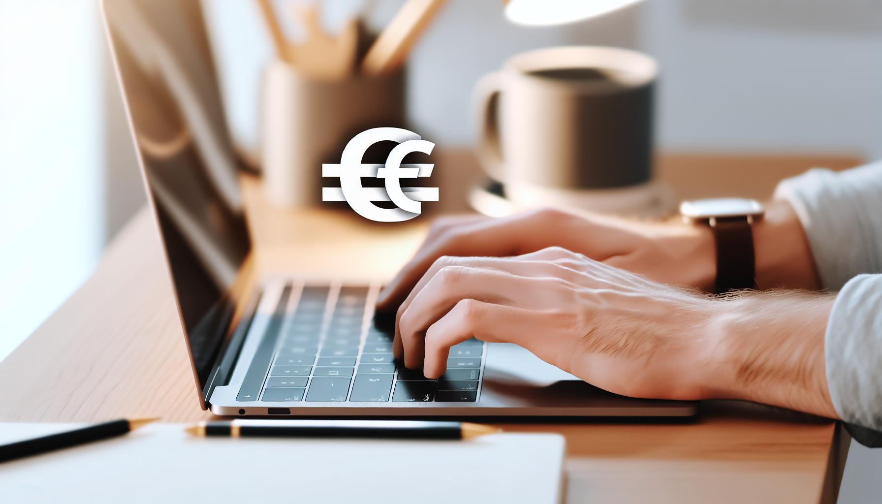 Nejčastější klávesové zkratky pro euro na Macu