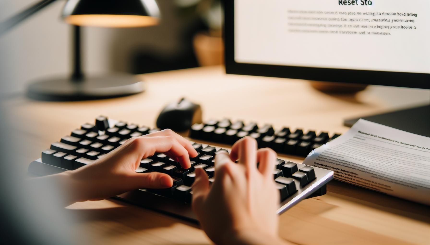 Jak resetovat klávesnici na výchozí hodnoty