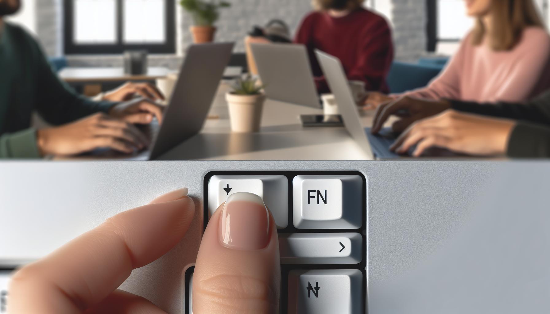 Hlavní funkce FN tlačítka a jeho použití