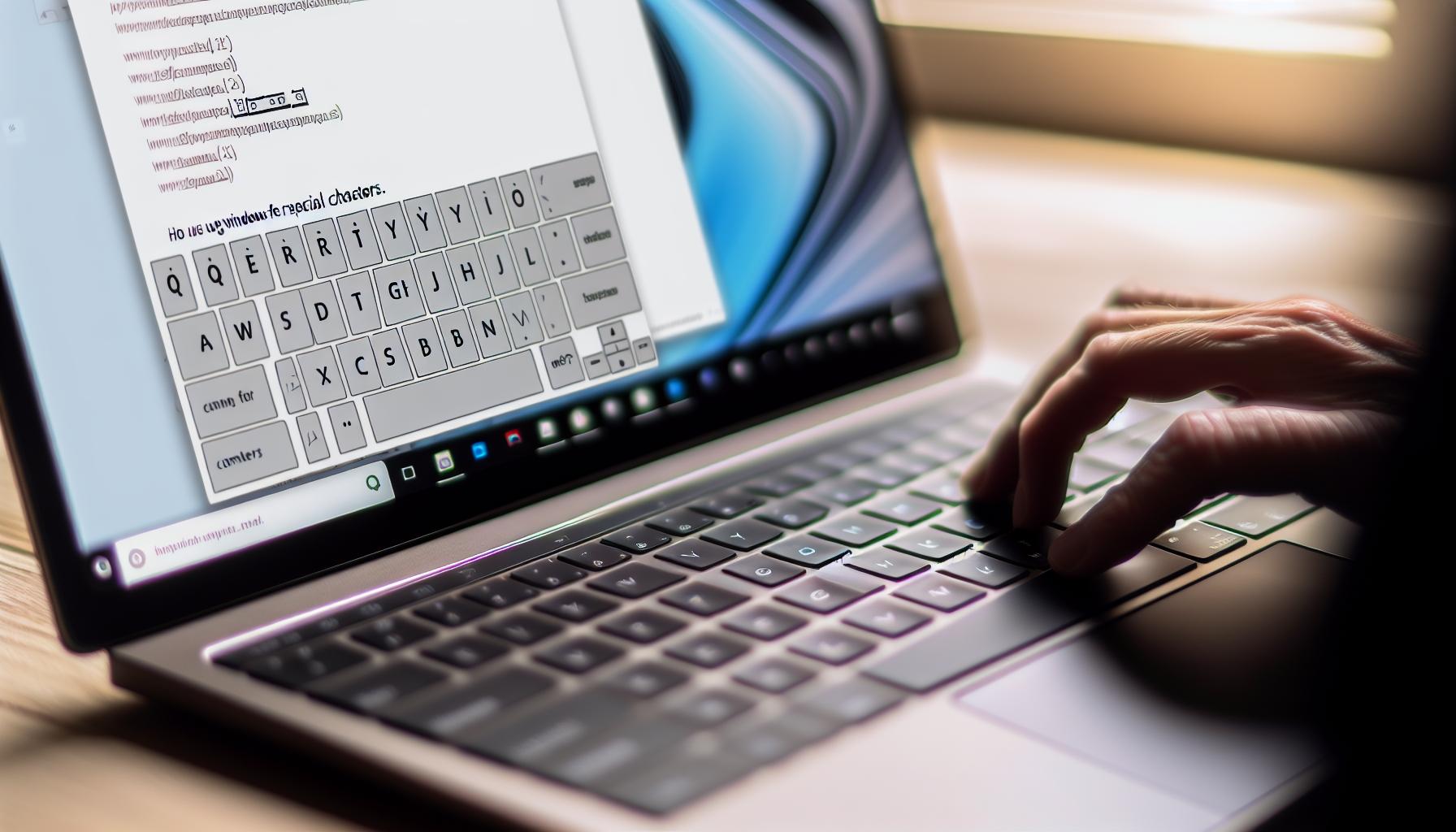 Jak použít Windows pro speciální znaky