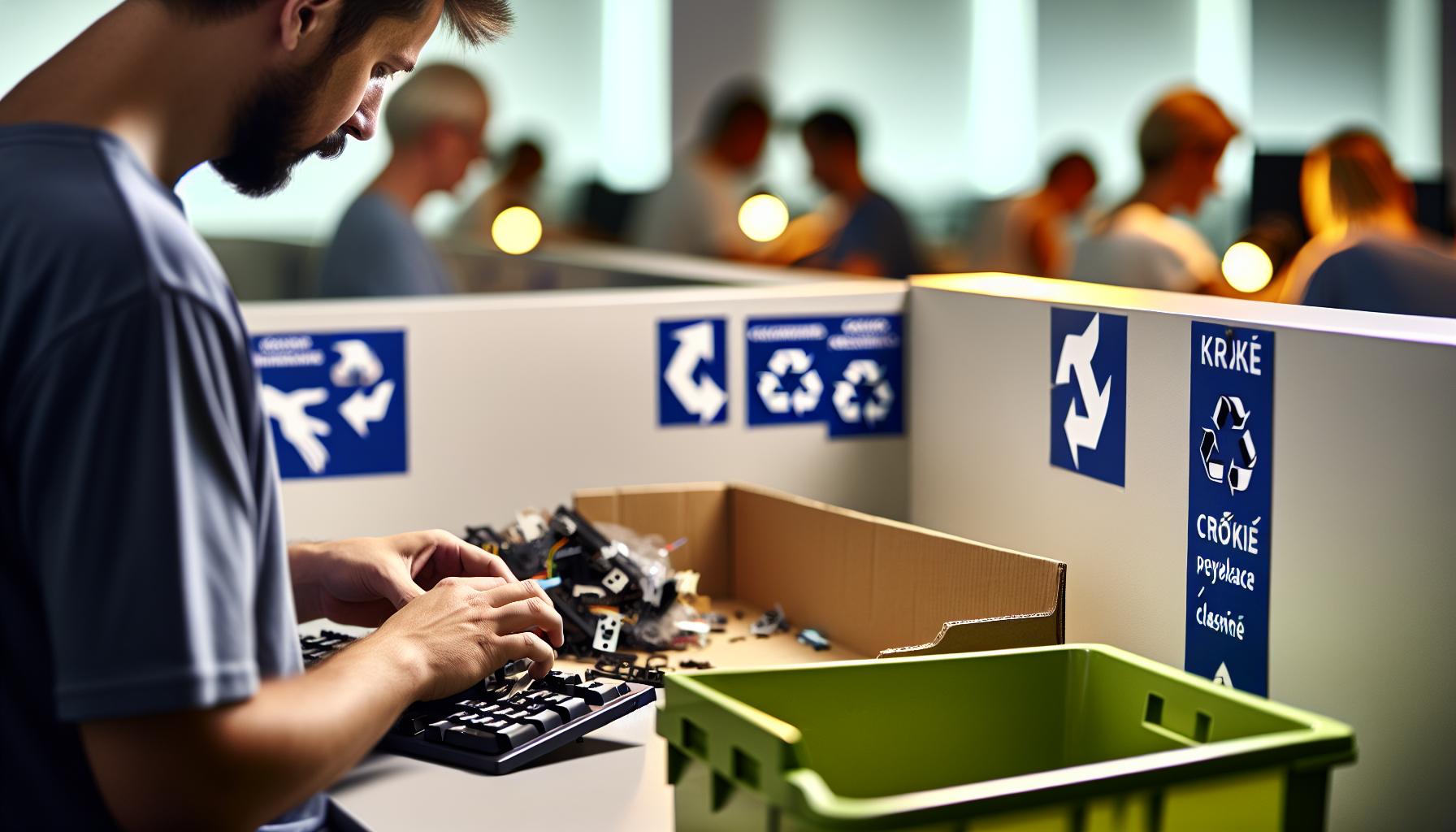 Kam vyhodit klávesnice: Správná recyklace elektroniky 4 Kroky správné recyklace klávesnice