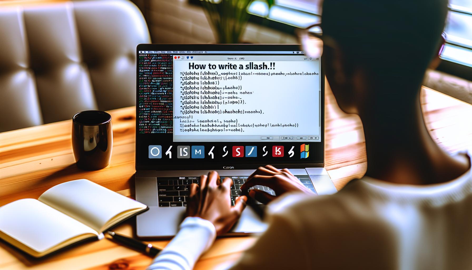 Jak napsat lomítko v různých operačních systémech