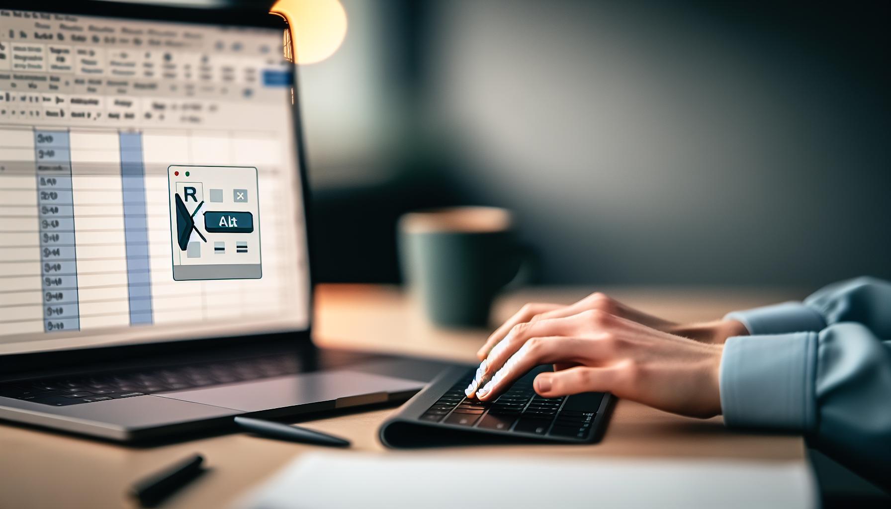 Klávesové zkratky pro rychlý přístup k AutoSum