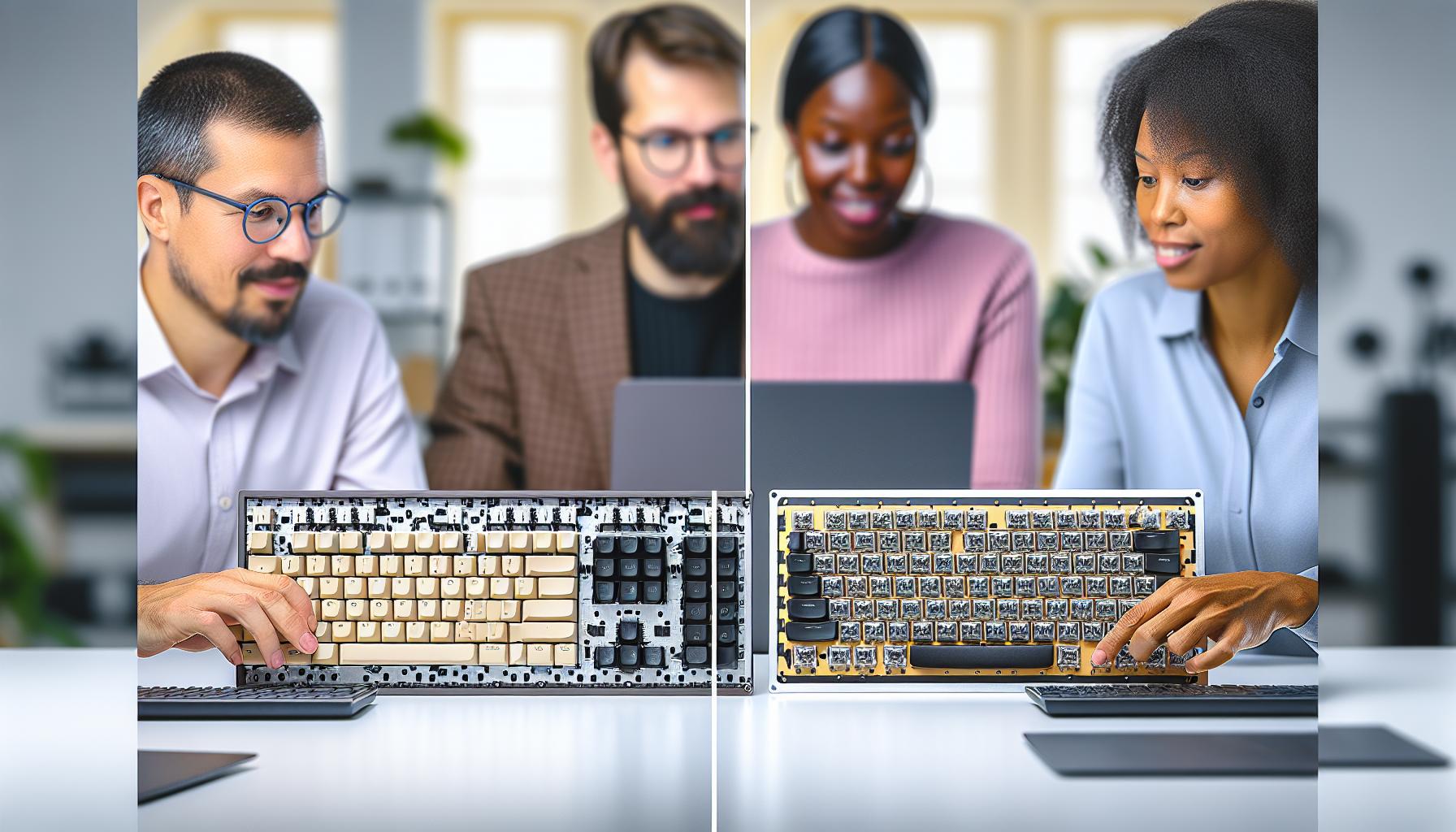 Mechanické vs. membránové klávesnice: Co potřebujete vědět?