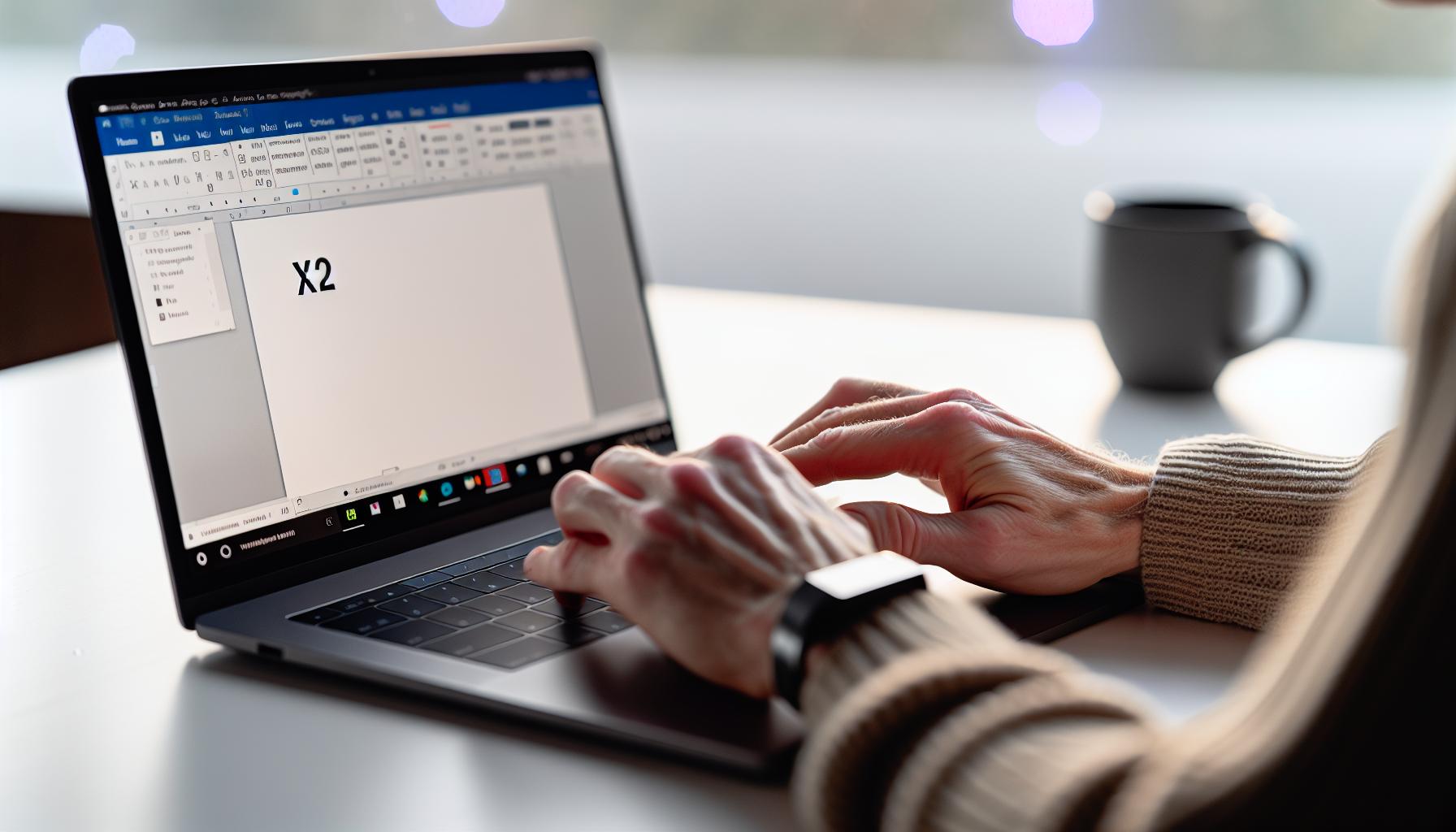 Krok za krokem: Vytvoření x² v Microsoft Word