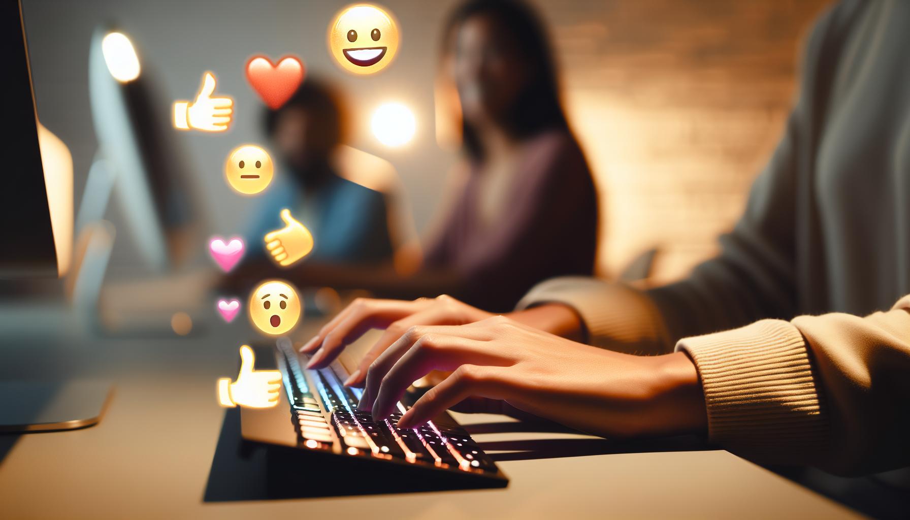 Jaké jsou emoji klávesové zkratky pro rychlé vyjádření emocí?