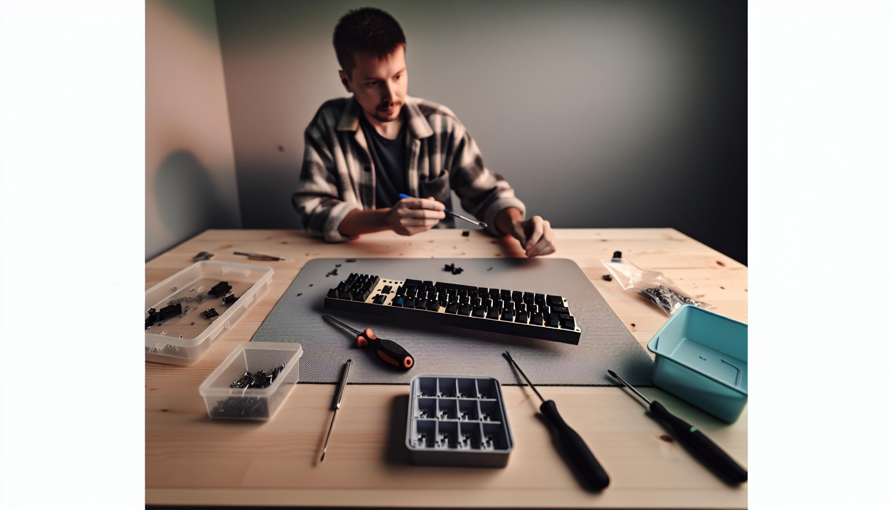 Jaké materiály najdeme ve klávesnicích?