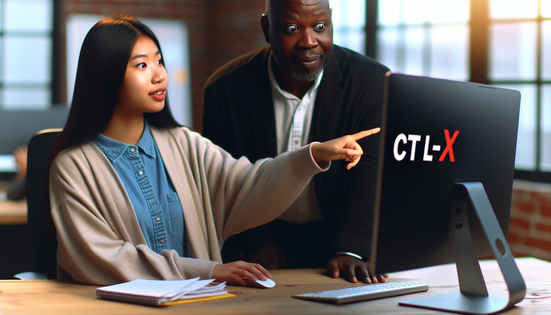 Klávesová zkratka vyjmout: Ctrl+X místo kopírování