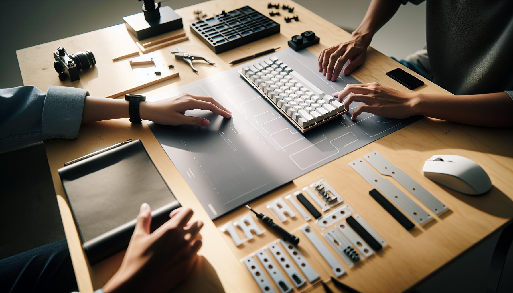 Jaké materiály jsou použity v konstrukci klávesnice Connect IT Neo?